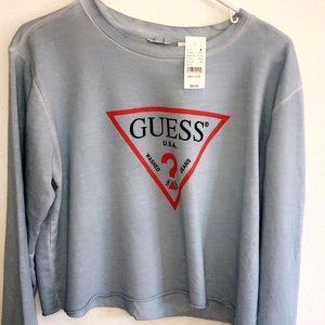 Guess crop crew neck